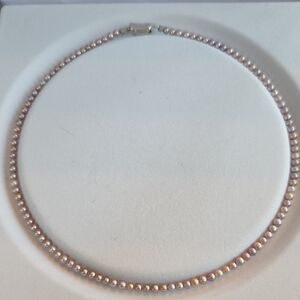 Chic Pink Baby Pearl Freshwater Necklace
